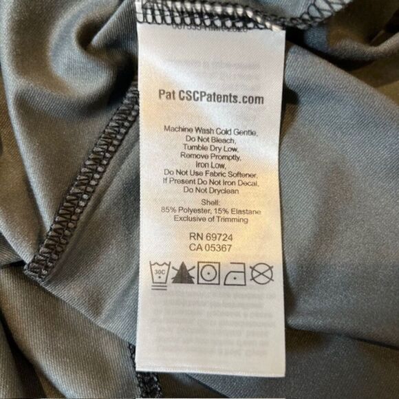 Columbia Omni-Wick Women's Athletic Dress with Built in Bra Black Gray Print XS - Picture 7 of 10